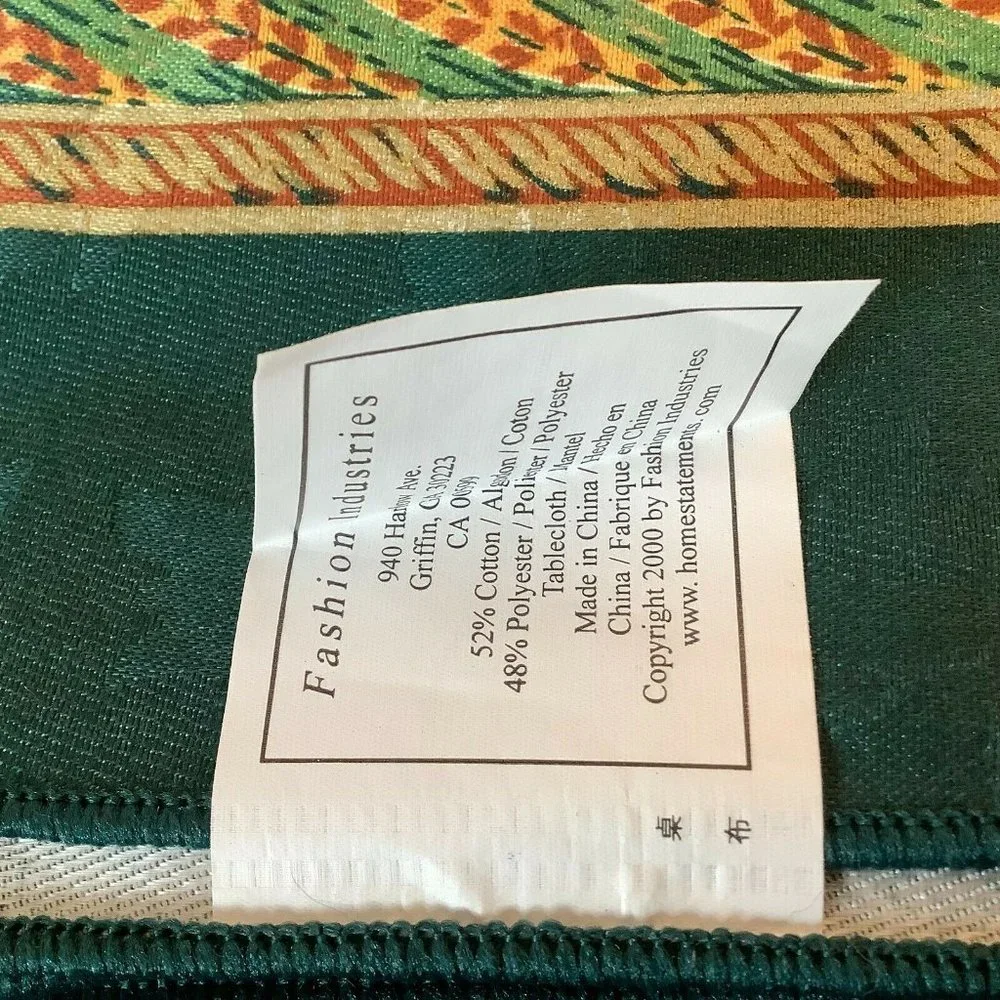 Fall Table Cloth 60x102